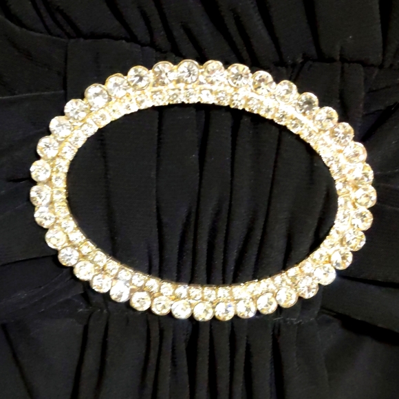 Lil blk Cocktail 🍸 dress by R&M Richards nwt never worn smoke free. SZ 14 - Picture 3 of 3